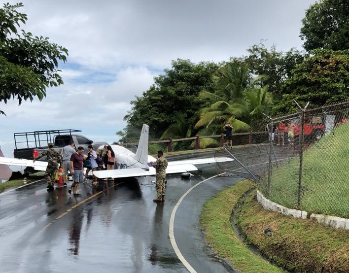 Avioneta aterriza accidentalmente en Isla Contadora