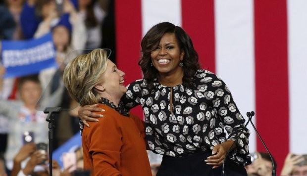 Michelle Obama supera a Hillary Clinton como la mujer más admirada de EE.UU.