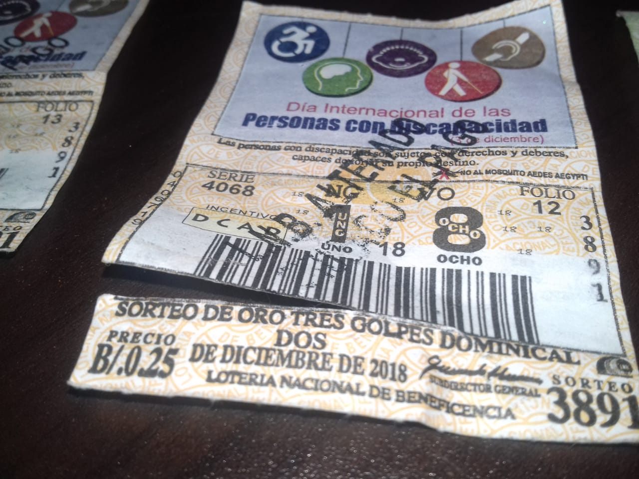 Detectan billetes de loteria falsos en Chiriquí