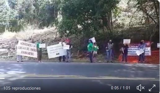 Protestan contra el proyecto vial en Avenida Omar Torrijos
