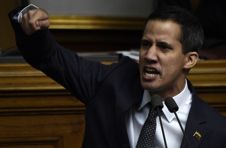 Juan Guaidó presidente del Parlamento de Venezuela es detenido