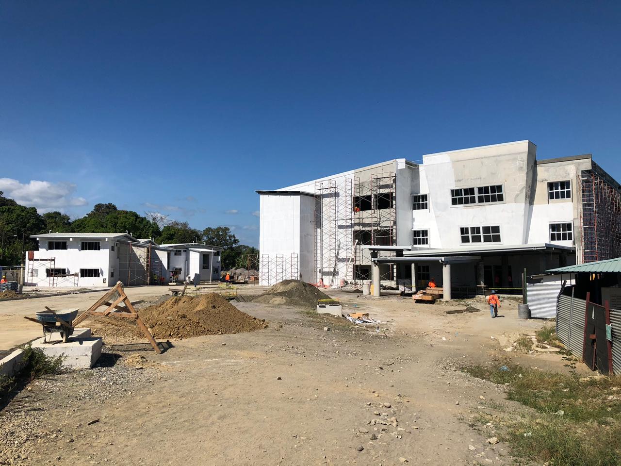 Obras del Hospital de Puerto Armuelles registran avance de 71% en su primera fase