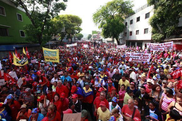 Chavistas se movilizarán frente a "gran marcha" convocada por Guaidó