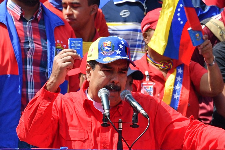 Maduro reapareció en plaza pública tras seis meses de ausencia