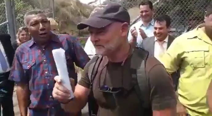 Gustavo Pérez sale de la cárcel tras pagar fianza de excarcelación