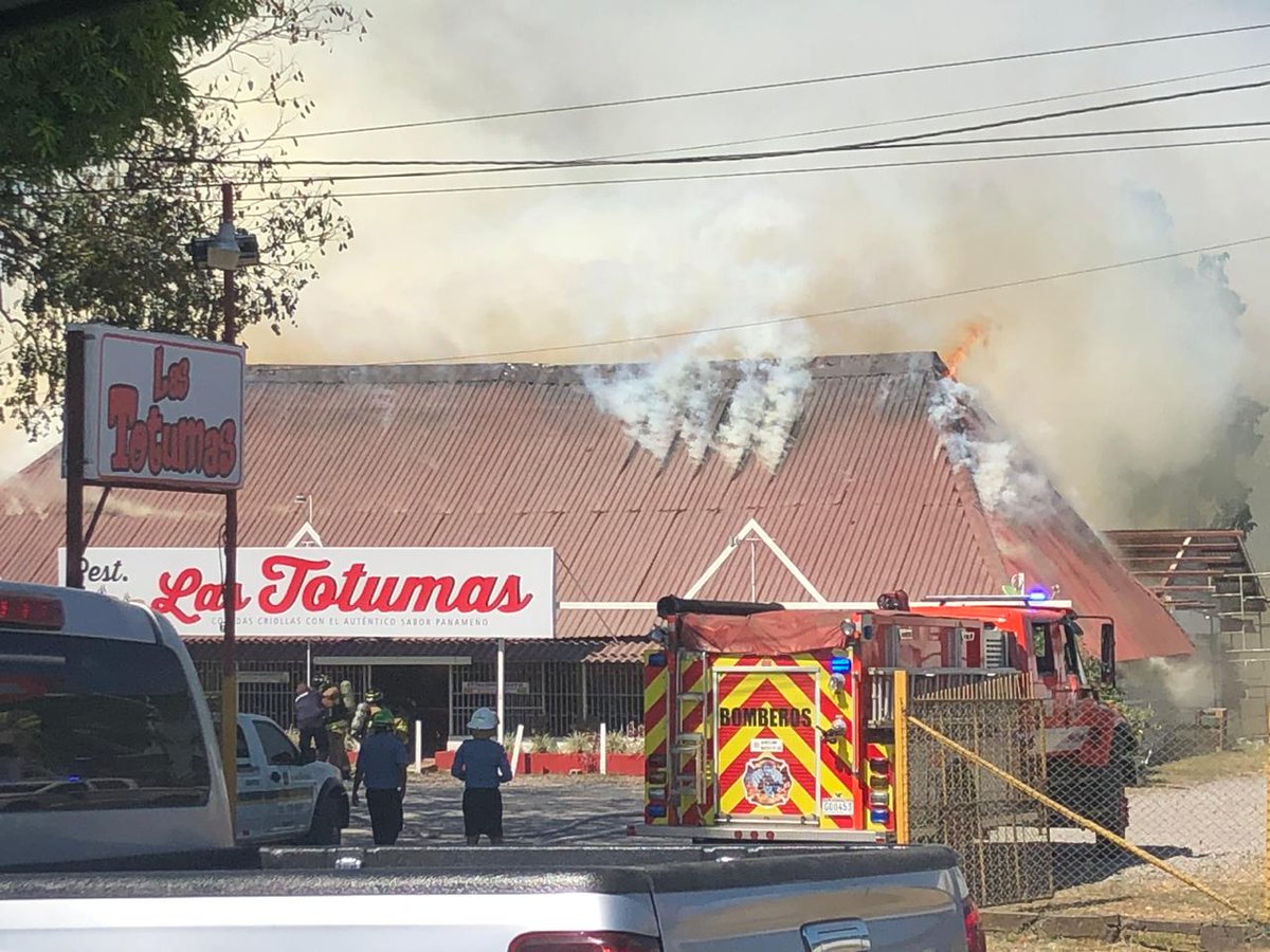 Reportan incendio en restaurante en David, Chiriquí