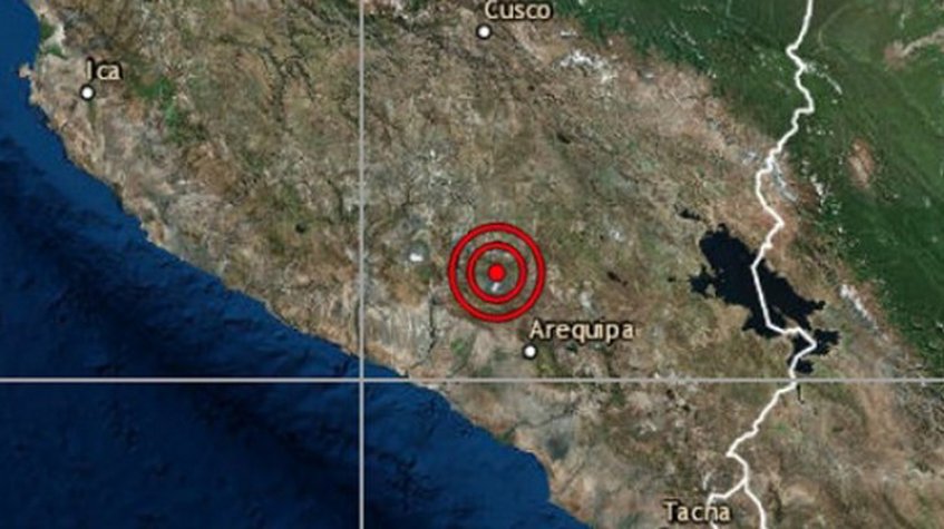 Un sismo de 7 grados de magnitud sacude frontera de Perú, Bolivia y Chile