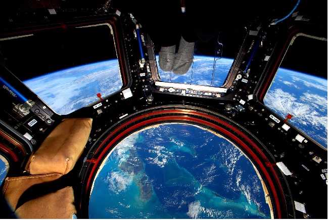 El planeta visto desde la órbita de la Estación Espacial Internacional
