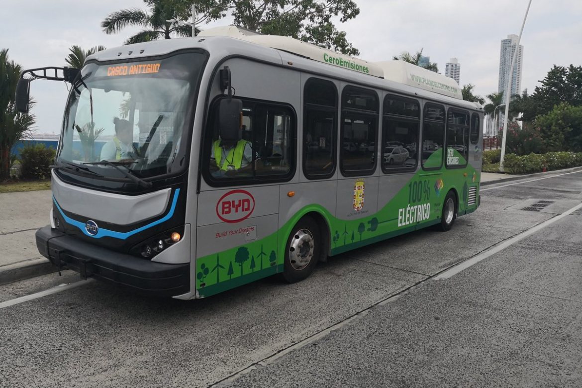 Bus eléctrico estará a prueba en las calles de Panamá