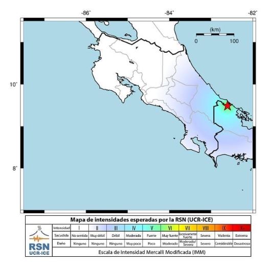 Se registra sismo de 5.3 Mw en Bocas del Toro sin daños mayores