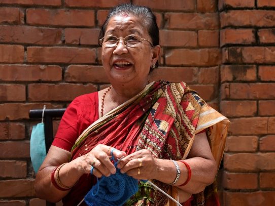 Calcetines muy especiales que cuentan la vida en Nepal