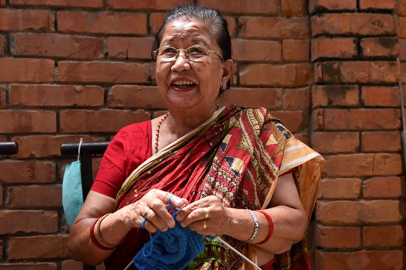 Calcetines muy especiales que cuentan la vida en Nepal