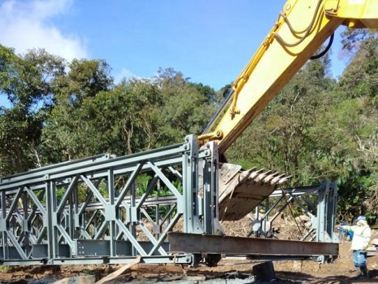 MOP culmina puente vehicular en Santa Clara, distrito de Renacimiento
