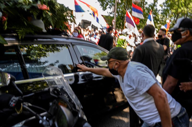 Multitudinario cortejo fúnebre despide al expresidente uruguayo Tabaré Vázquez