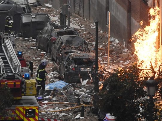 Al menos tres fallecidos en una fuerte explosión en un edificio de Madrid