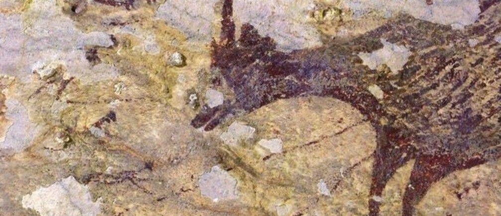 Hallada en Indonesia la pintura rupestre más antigua del mundo