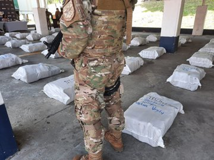 Decomisan 1,344 paquetes con droga en Isla Casayeta