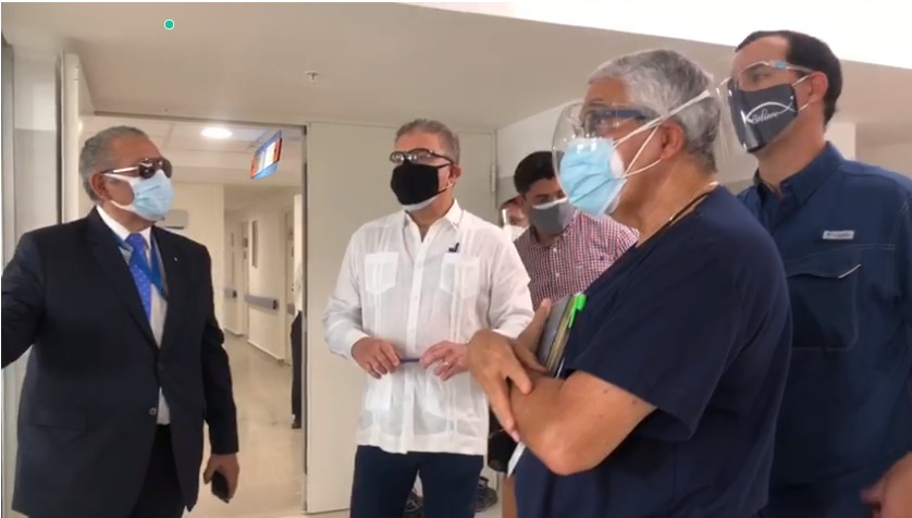 Presidente del COEL recorre instalaciones del hospital Covid