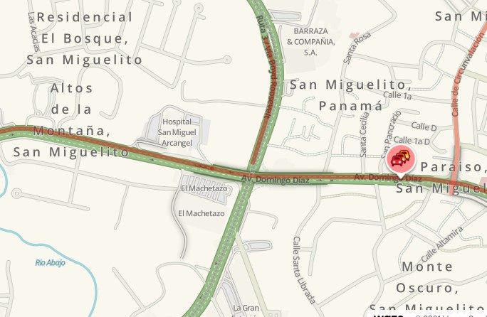 Cierre parcial de la intersección entre la vía Transístmica y las Avenidas Ricardo J. Alfaro y Domingo Díaz