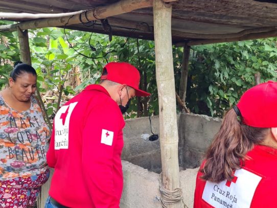 Cruz Roja Panameña da seguimiento a comunidades afectadas por huracanes Eta e Iota