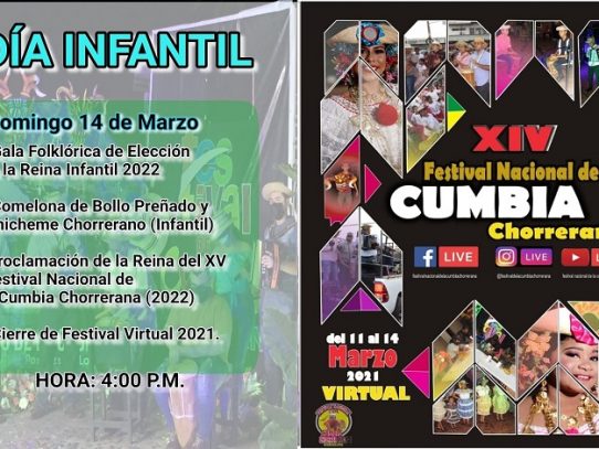 XIV Festival Nacional de la Cumbia Chorrerana del 11 al 14 de marzo