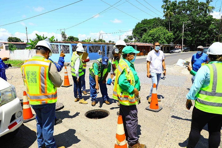 Culminan trabajos del Programa Saneamiento de Panamá en San Pedro No.2