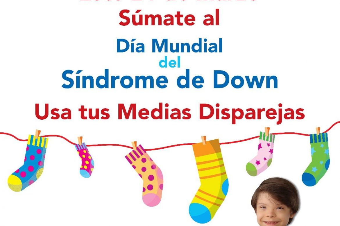 Hoy, Día Mundial del Síndrome de Down se recomienda usar medias dispares