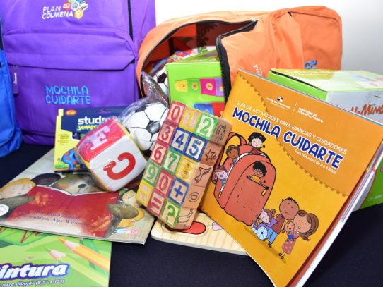 Gobierno distribuirá mochilas para estimulación de niños en áreas apartadas