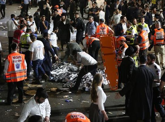Tragedia en Israel tras la fatal estampida humana que causó al menos 44 muertos