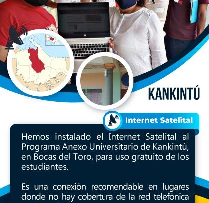 Instalan internet satelital en el Programa Anexo de Kankintú