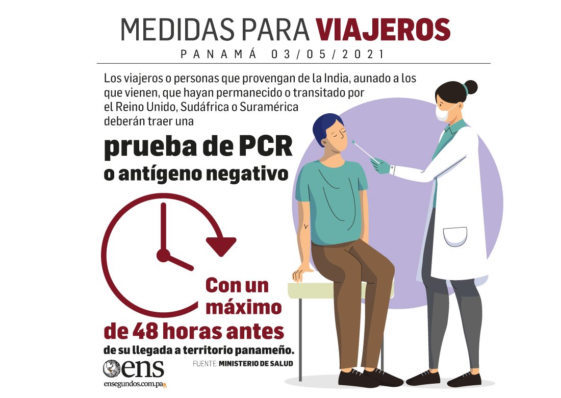 Para los viajeros: prueba de PCR