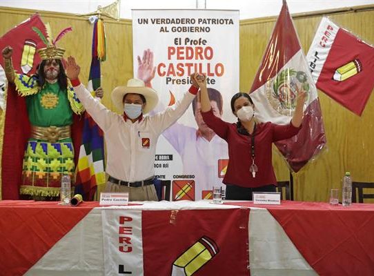 Candidato izquierdista Castillo rechaza llamados de la derecha a anular elecciones de Perú