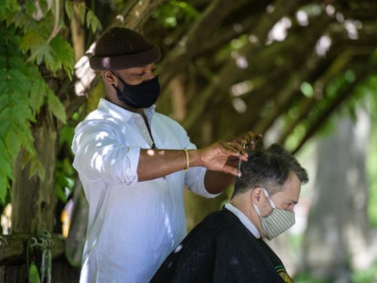 El barbero de Central Park, la nueva atracción de Nueva York