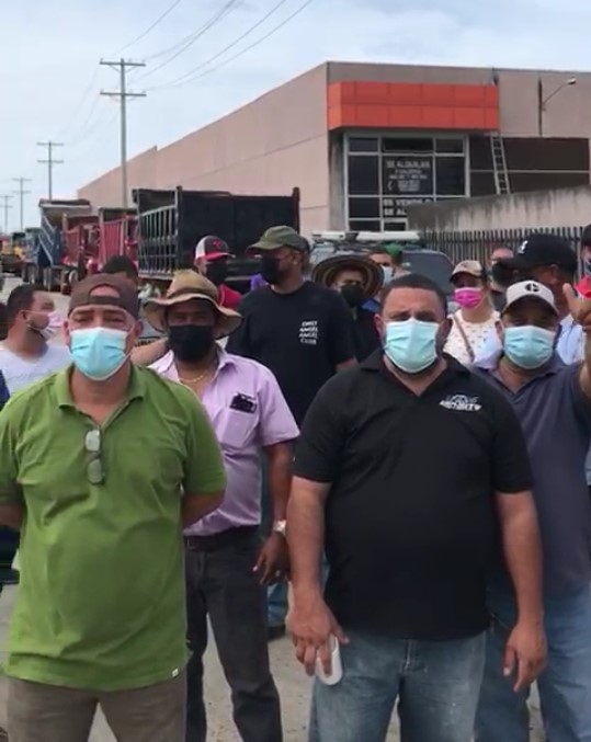 Con protesta pacífica, camioneros denuncian bajos fletes en Panamá