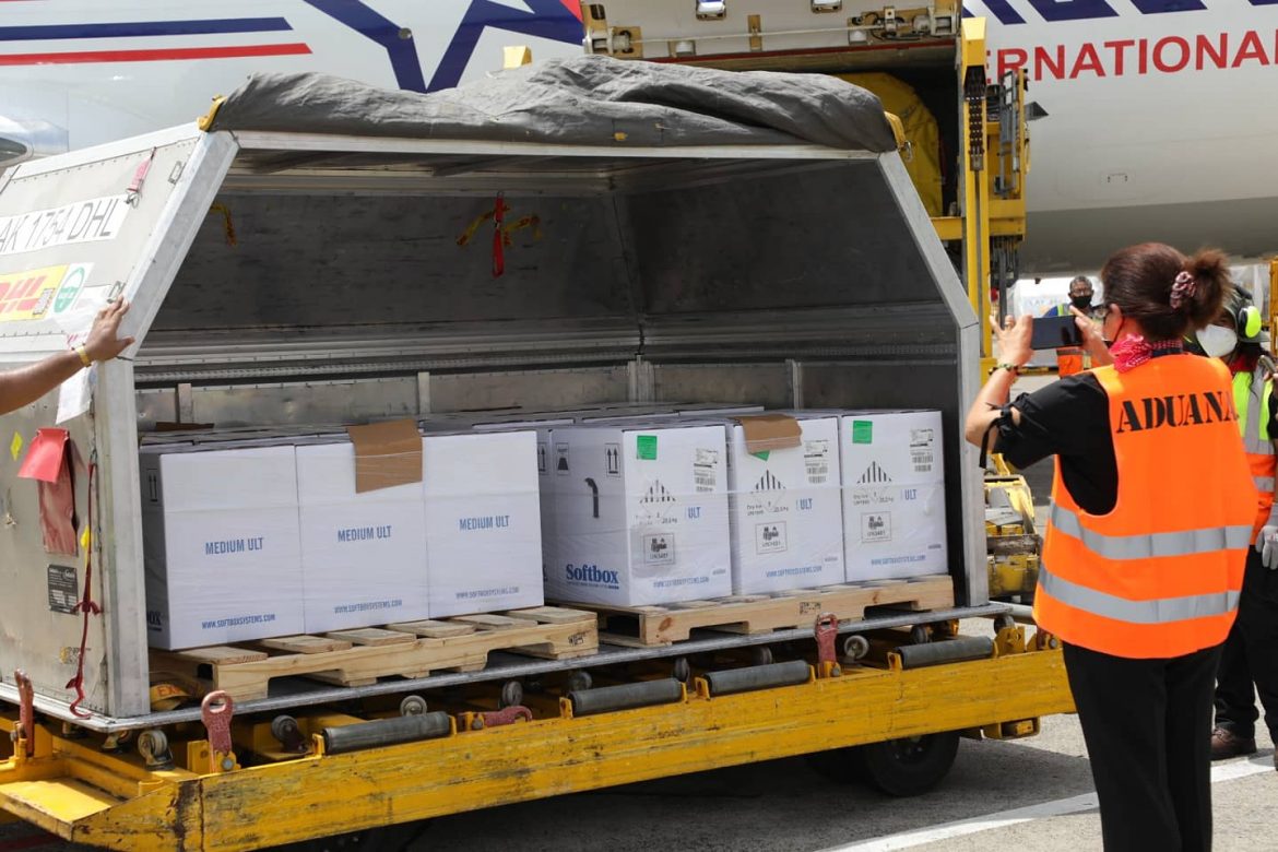 Panamá recibe 121,680 dosis de Pfizer contra la Covid-19