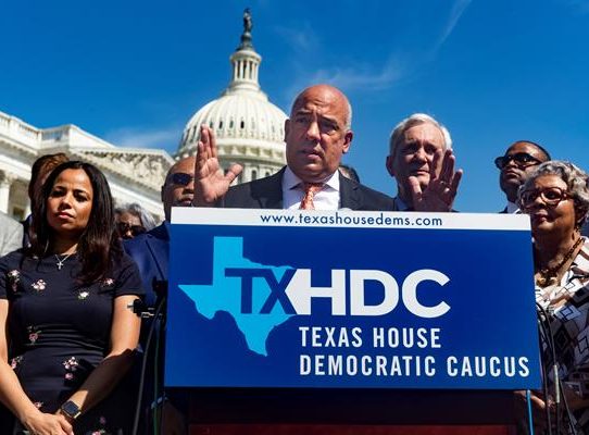 Demócratas fugados de Texas exigen una reforma electoral al Congreso de EE.UU.