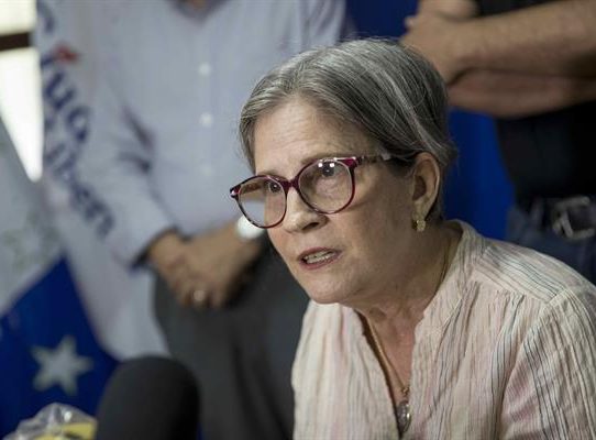 Nicaragua anula pasaporte a la representante de partido opositor ilegalizado