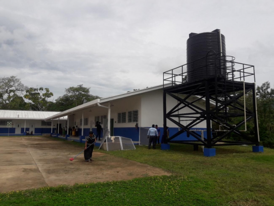 Unas 102 juntas comunales desarrollan proyectos de tanques de reserva de agua en escuelas