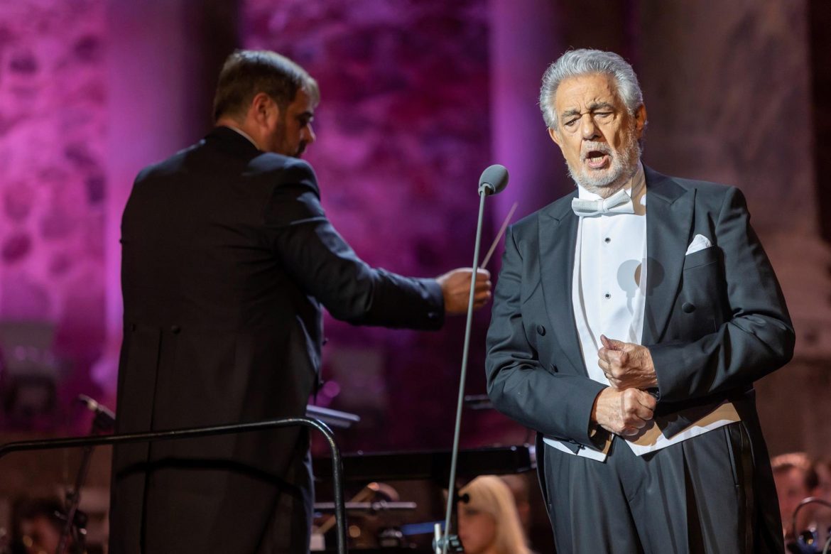 El Teatro Romano se rinde a Plácido Domingo en una gran noche lírica