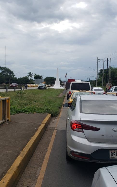 Transportistas de Herrera y Los Santos protestaron por el alza del combustible