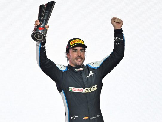 Alonso firmó su podio 98 en F1 siete años después