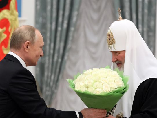 Putin concede al patriarca ruso Kiril la máxima condecoración estatal