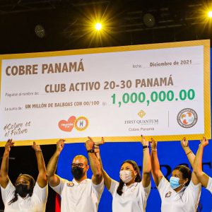 Un millón donó Cobre Panamá