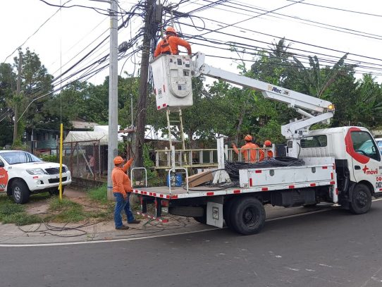 Varias zonas en Juan Díaz, Versalles y Costa Sur en ciudad capital son afectadas por vandalismo de cables