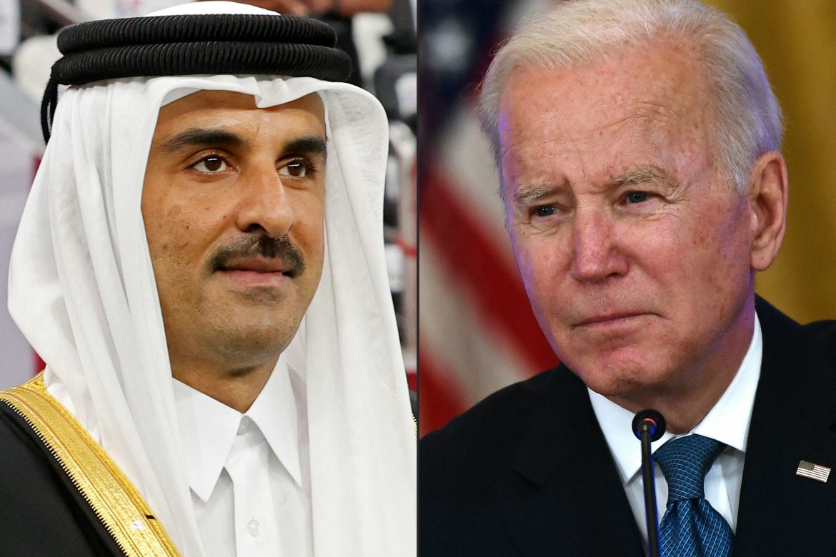 Biden recibe al emir de Catar bajo la sombra de la crisis en Ucrania