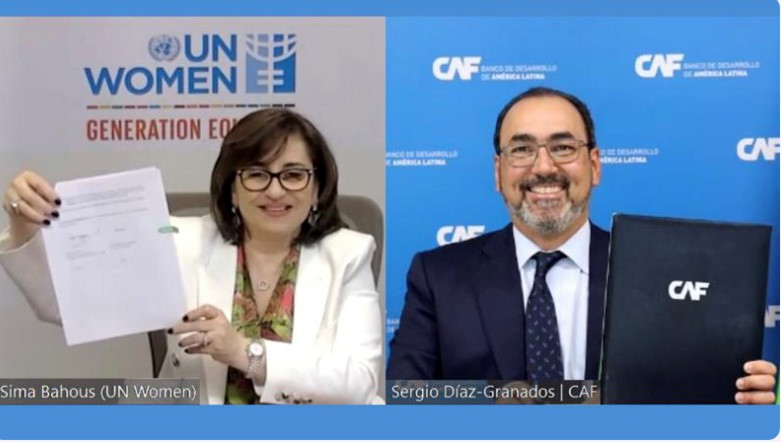 CAF y ONU Mujeres reafirmaron su compromiso