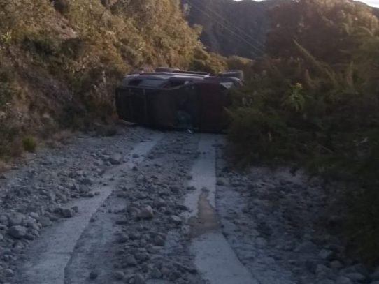 Reportan accidente vehicular próximo a la cima del volcán Barú