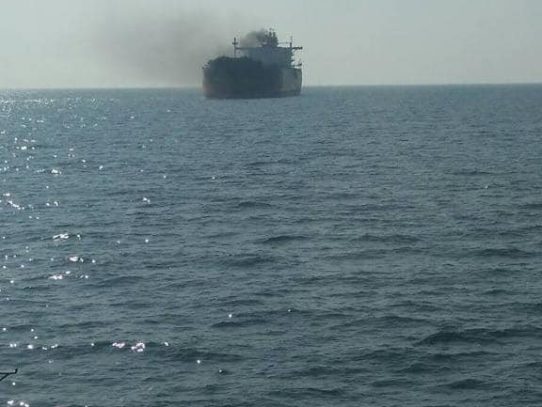 Misil ruso impactó buque Namura Queen con bandera panameña