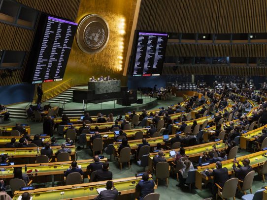 La Asamblea General de la ONU condenó la invasión rusa de Ucrania