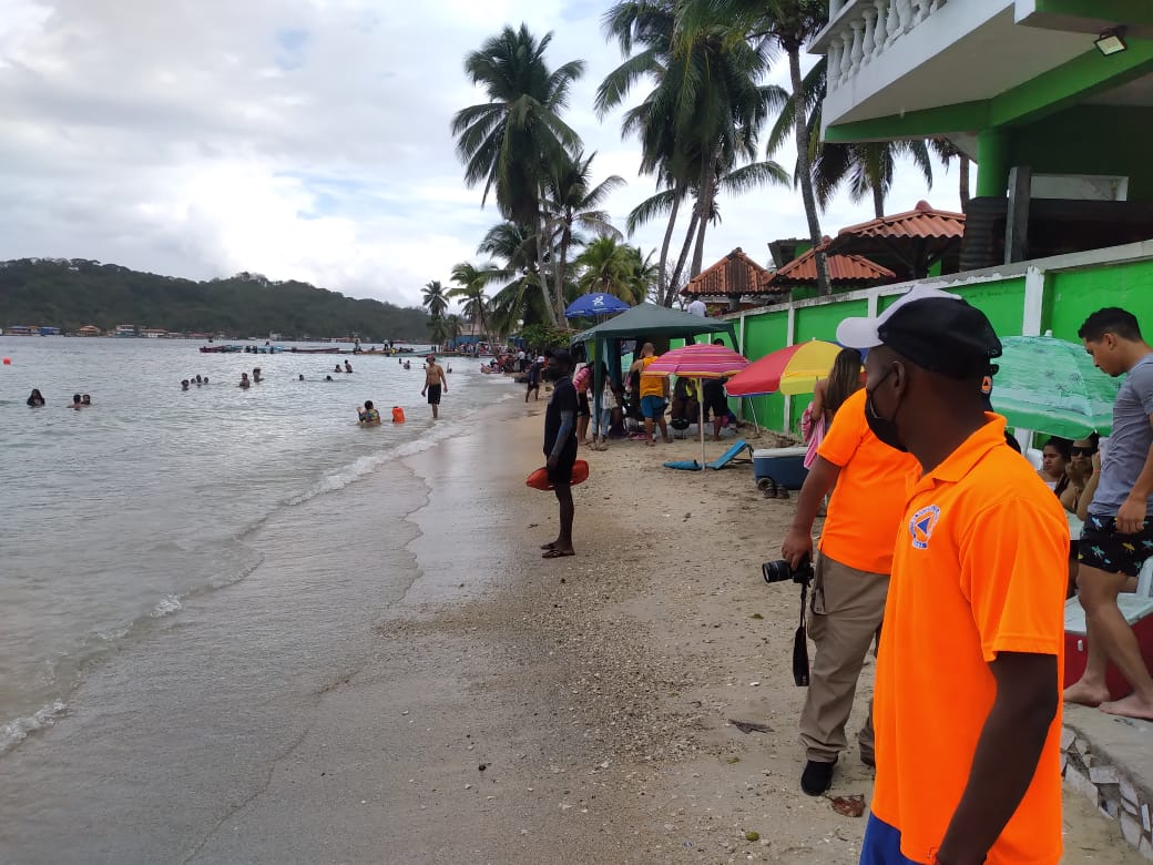 Sinaproc emitió aviso de prevención por oleajes y vientos en la vertiente del Caribe